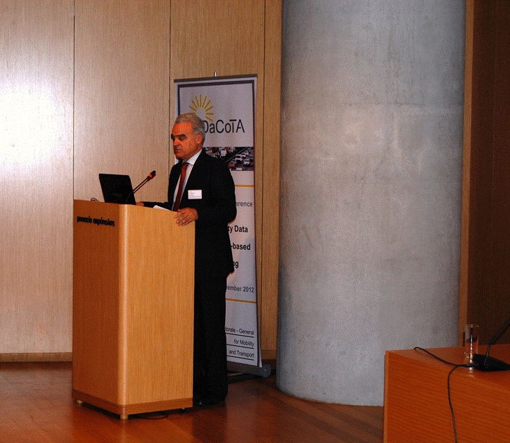 Prof.John Golias, NTUA, presenting Prof.Golias presenting